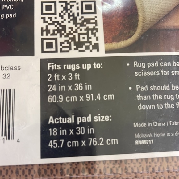 Memory Foam rug pad - Picture 3 of 4